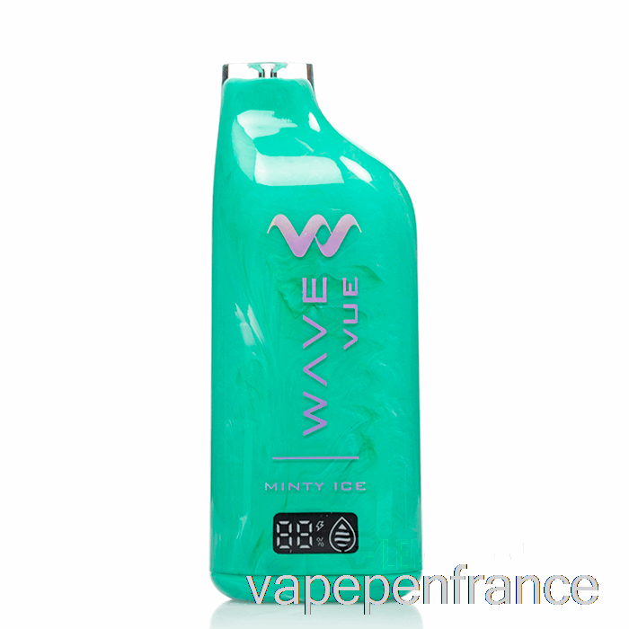 Stylo Vape Jetable à Glace Mentholée Wave Vue 10000